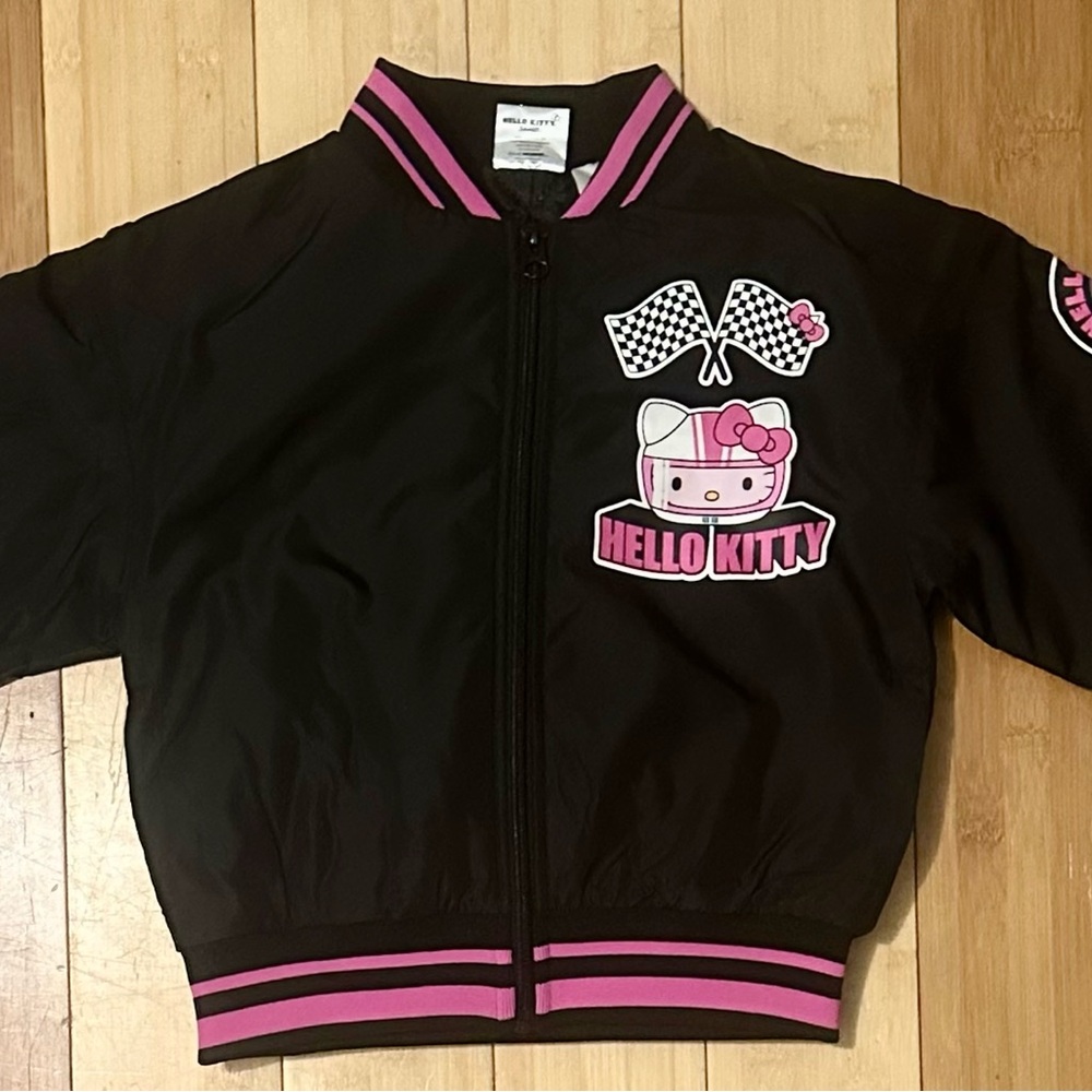 NWT-Hello Kitty Girls Bomber JacketNWT-Hello Kitty Girls Bomber Jacket, Size 4/5